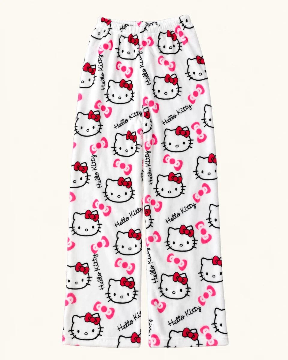 Spodnie Hello Kitty White